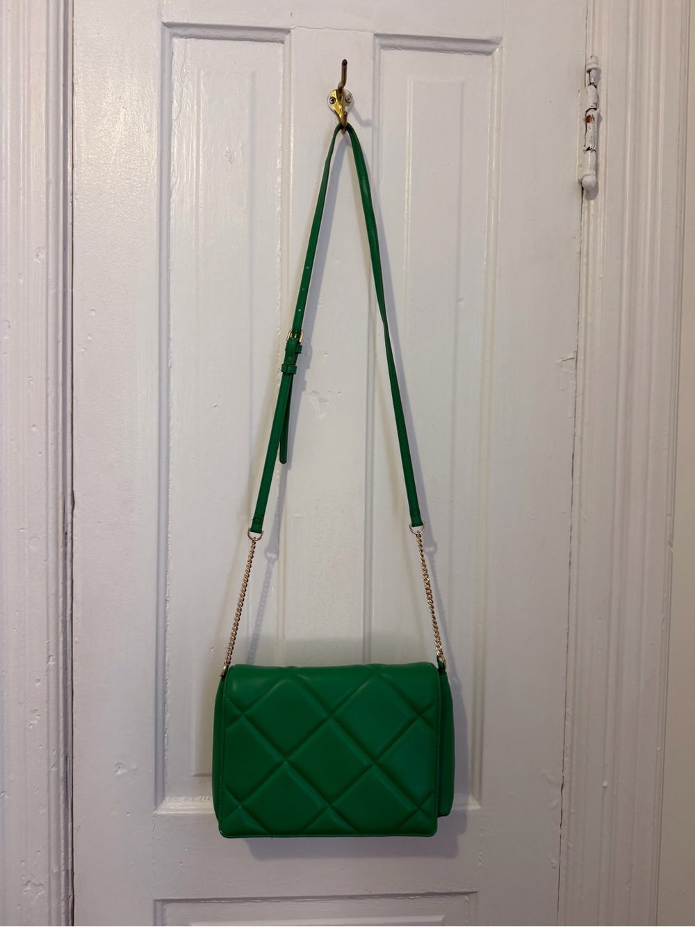 A New Day Target Green Quilted Crossbody Bag - Women